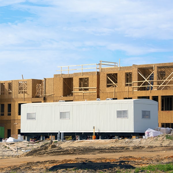 construction site office trailers are designed to be easily relocated to different job sites as needed